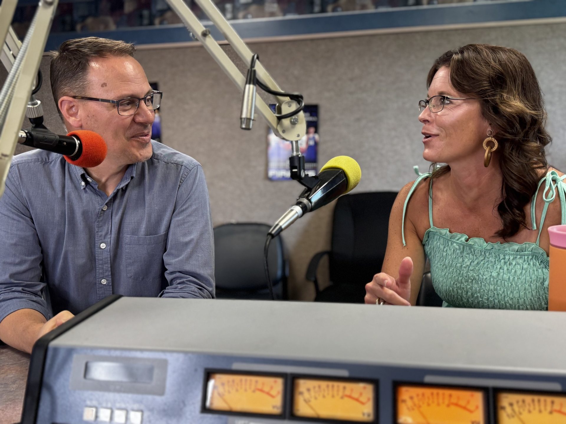 GDC EDC Executive Director Bryan Robbins with GDC Chamber Director Dawn Lowe